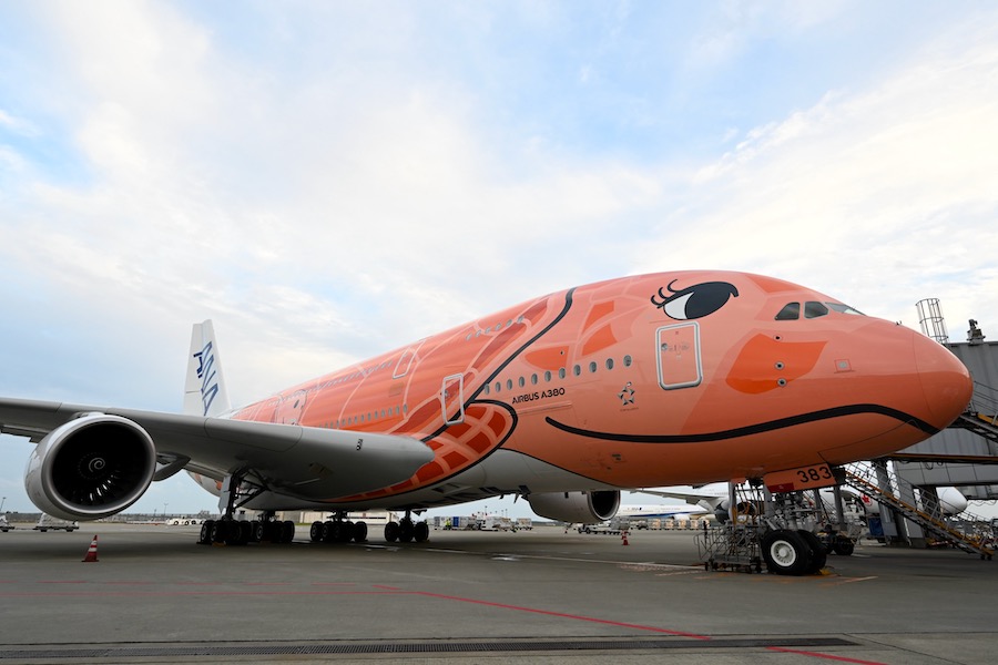 ANA オレンジ色の「FLYING HONU」3号機デビュー 受領から空白の2