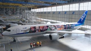 ANA「鬼滅の刃じぇっと」初号機、1年9か月の運航終える 2号機