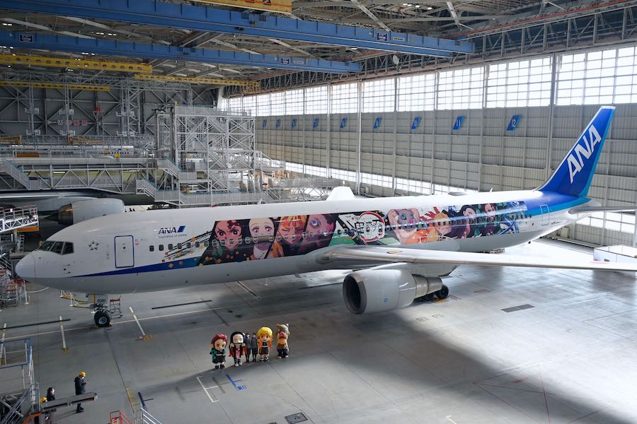 ANA「鬼滅の刃じぇっと」初号機、1年9か月の運航終える 2号機以降は