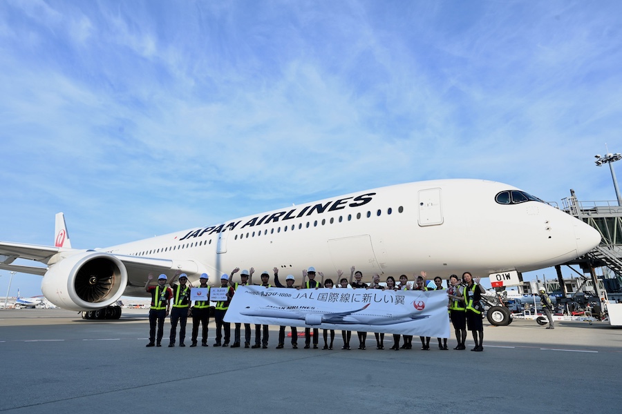 JAL 羽田〜ロサンゼルス線にA350-1000投入開始 777-300ERから切り替え